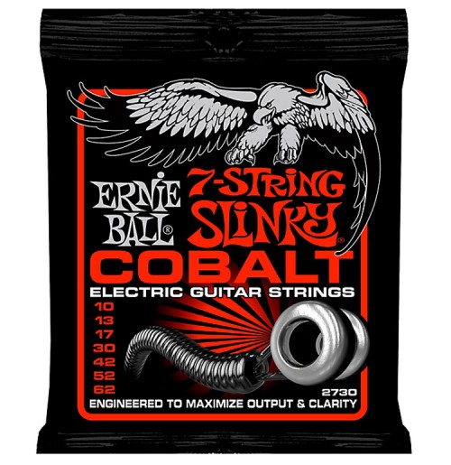 ERNIE BALL 2730 10-62 SLINKY COBALT 7-string